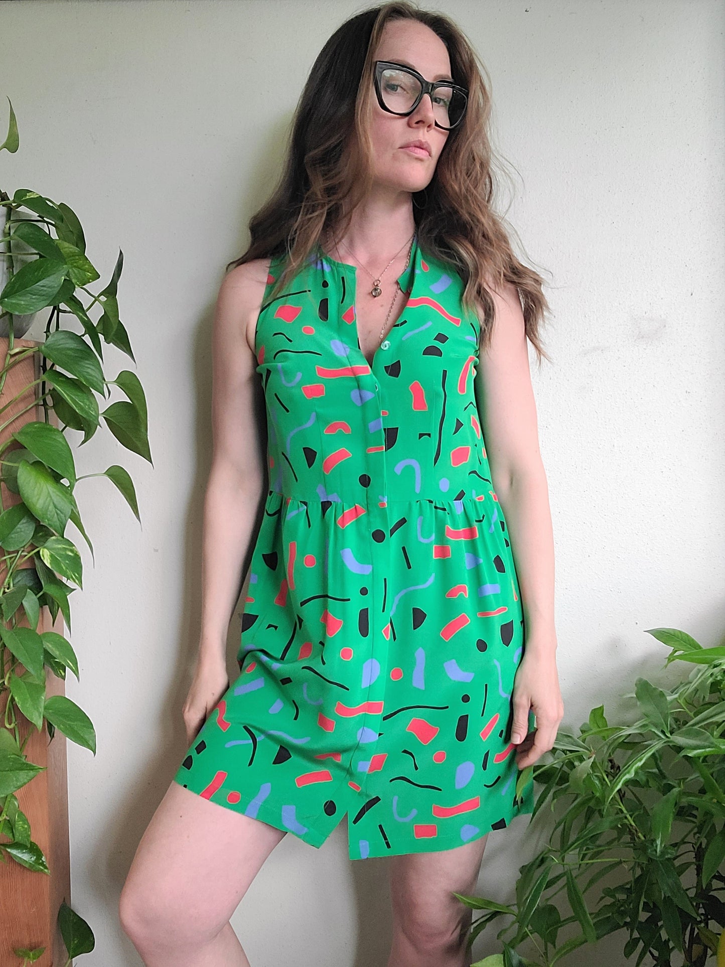 The Gretchen Mini Silk Dress by Dusen Dusen XS