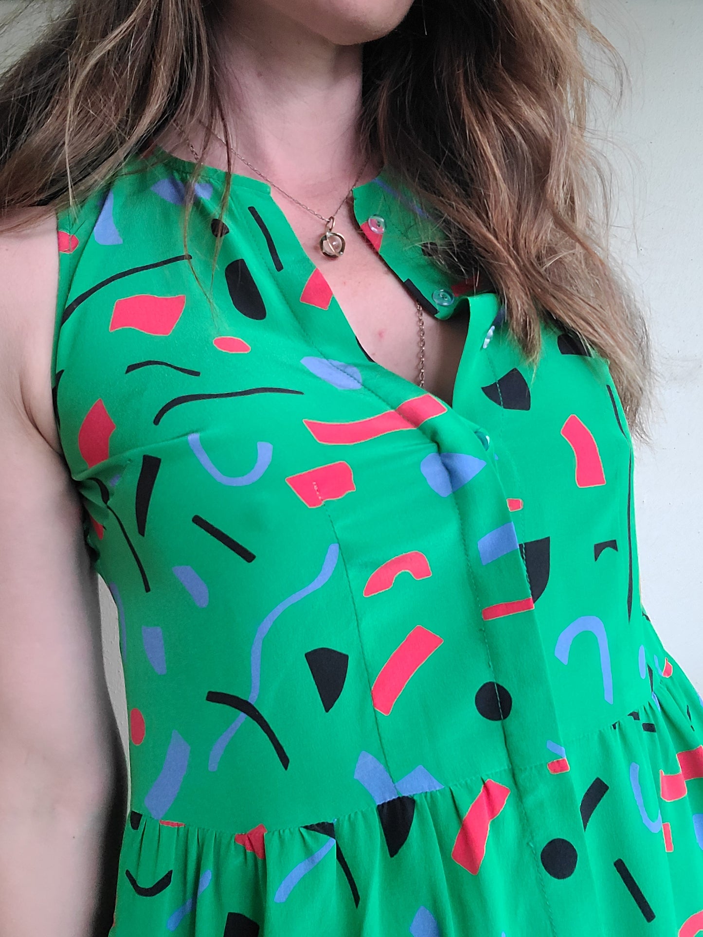 The Gretchen Mini Silk Dress by Dusen Dusen XS