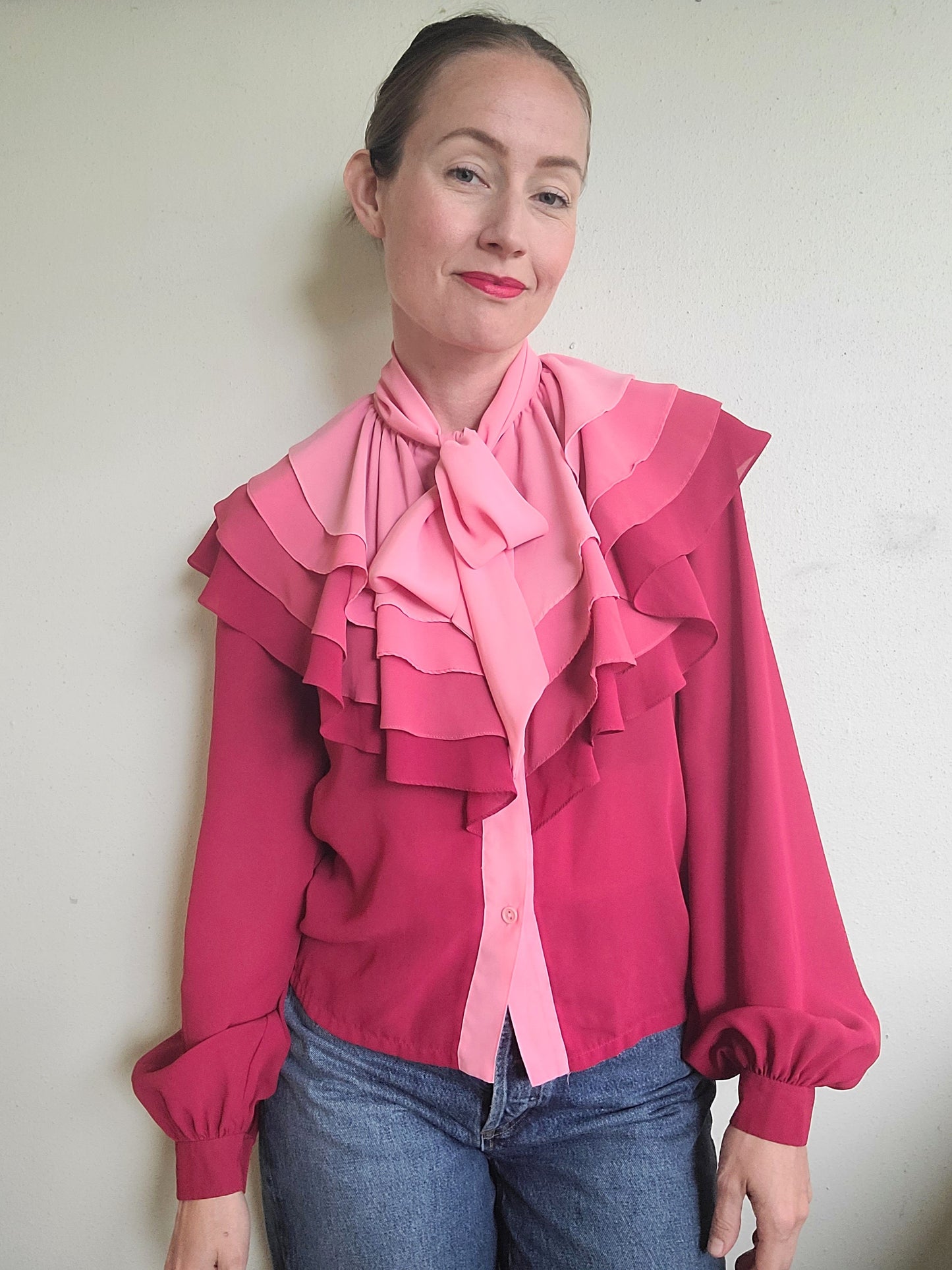 The Sweetheart Vintage Layered Blouse by Wayne Clarke S/M