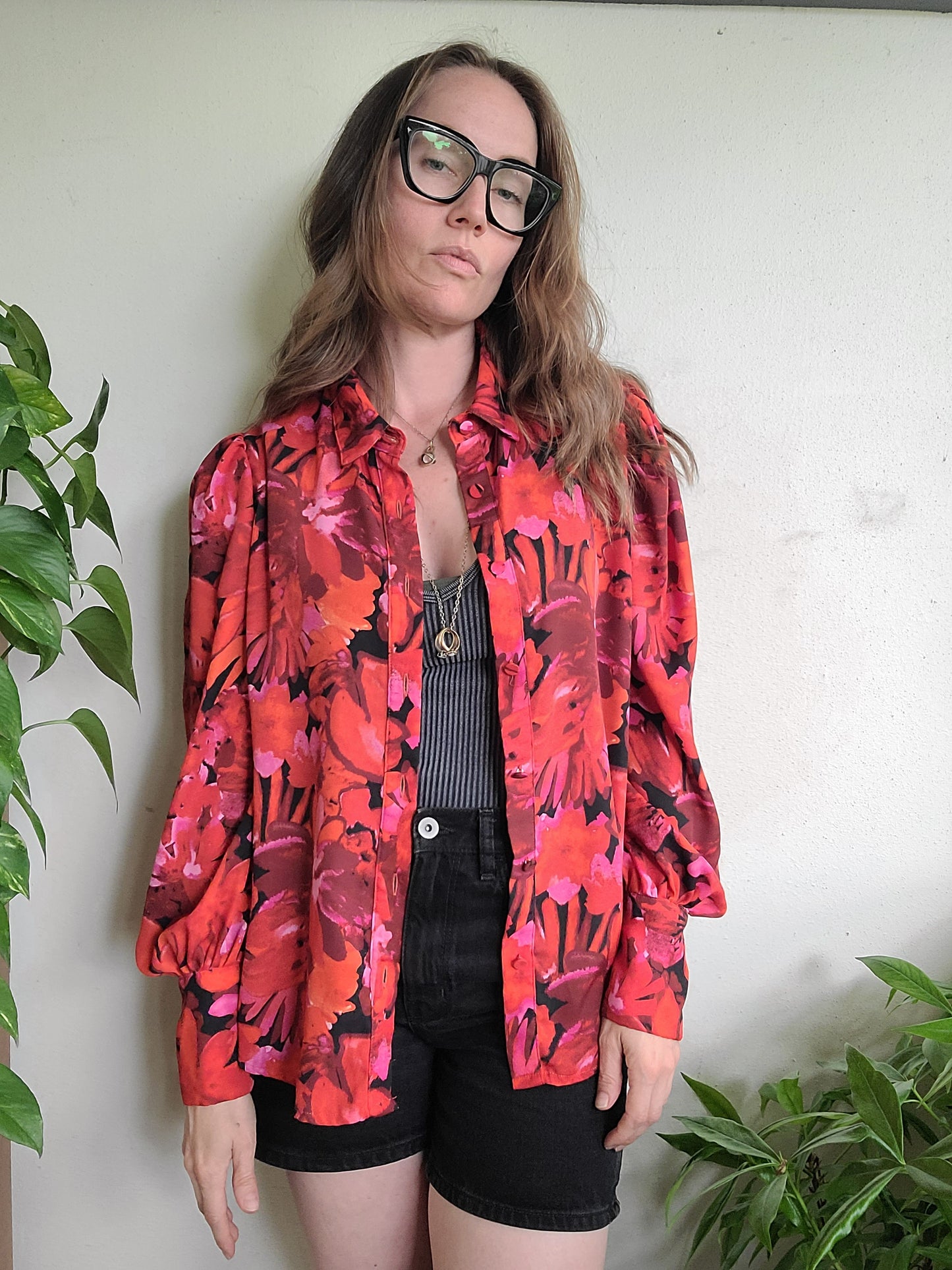 The Fiona Preloved Floral Blouse M