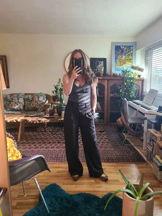 The Oscar Wide Leg Trousers M