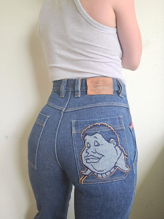 Vintage 90s FUBU Special Edition Fat Albert Jeans 26 x 27