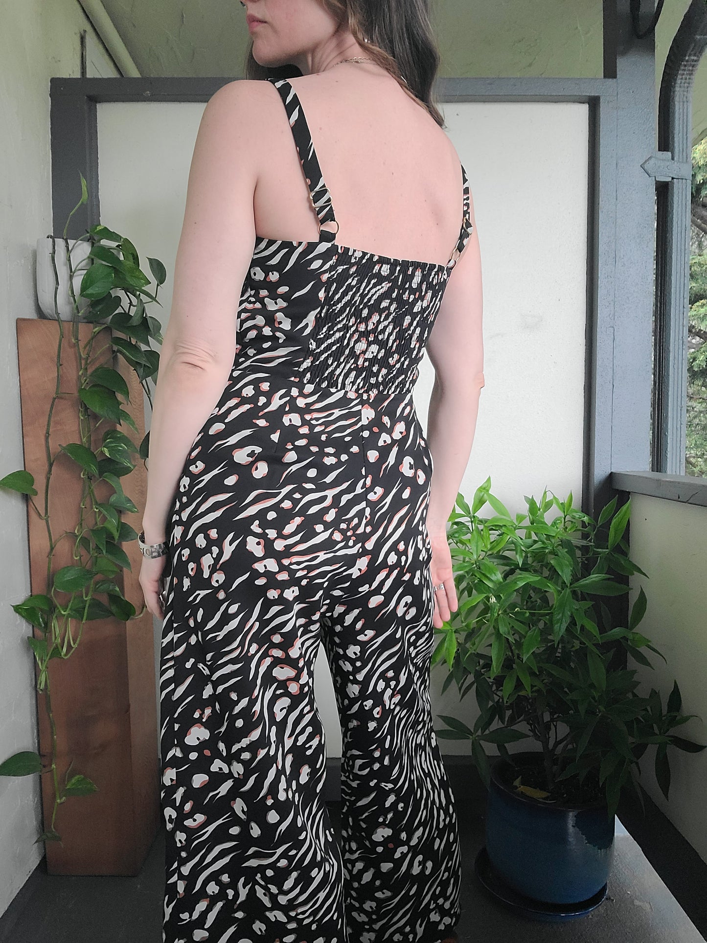 The Preloved Reverse Cheetah Jumpsuit by Heartloom S
