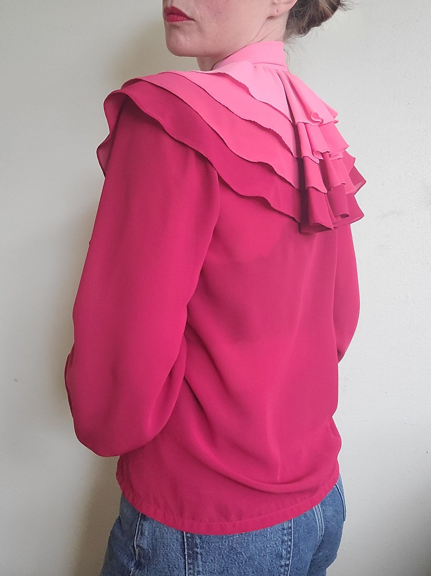 The Sweetheart Vintage Layered Blouse by Wayne Clarke S/M