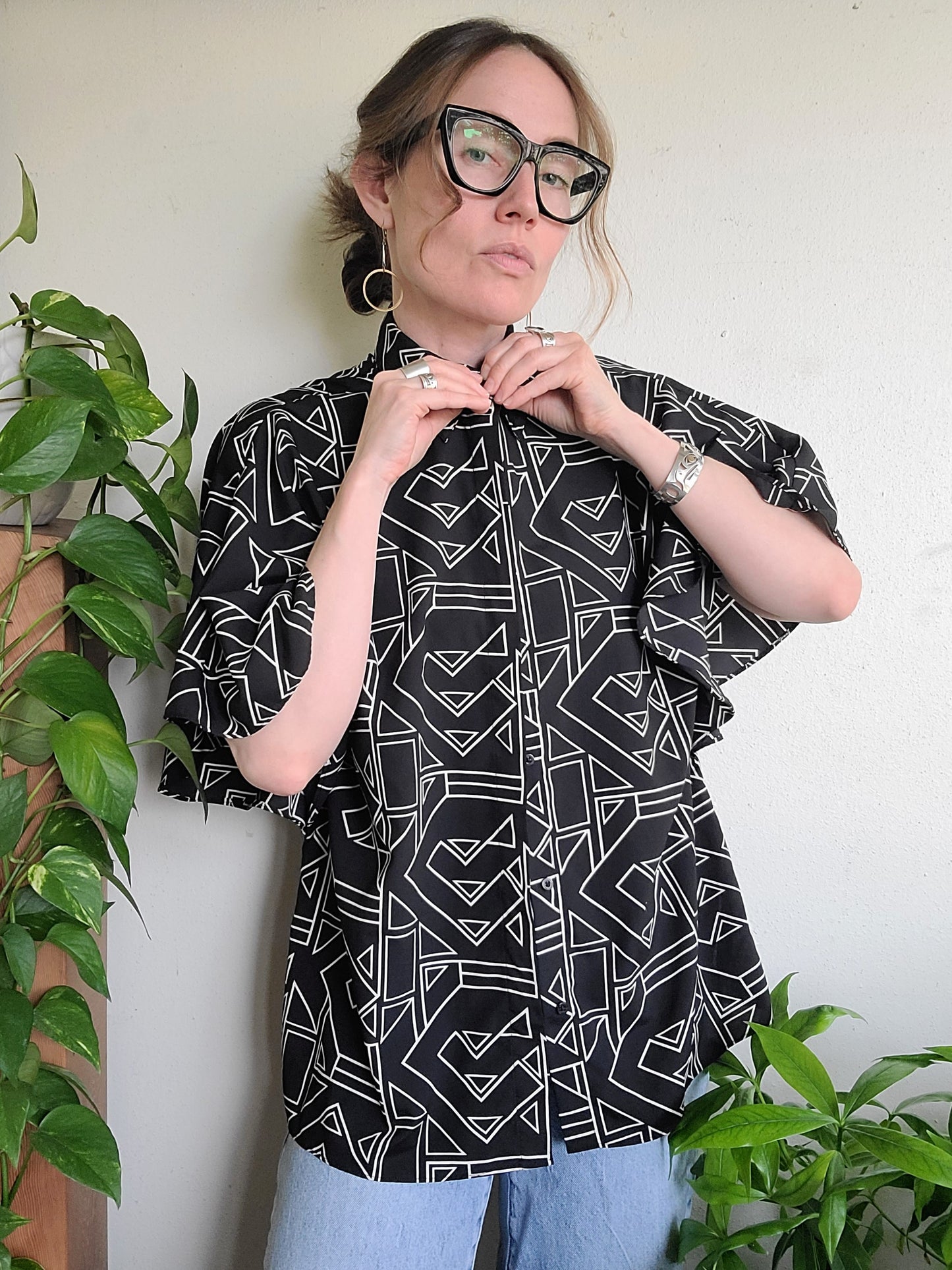 The Winged Mathematician Preloved Blouse by Ralph Lauren M