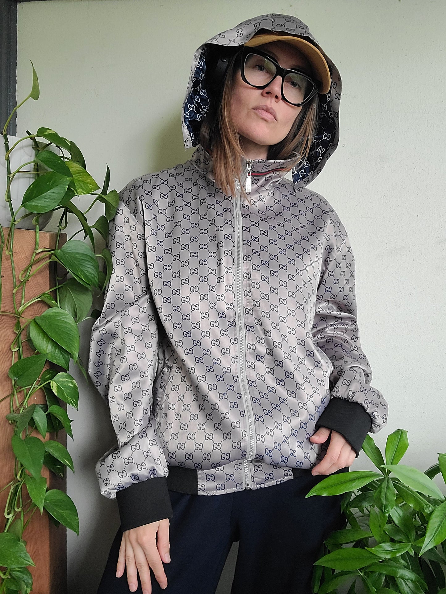 2007 Gucci Monogram Windbreaker Mens XXXL