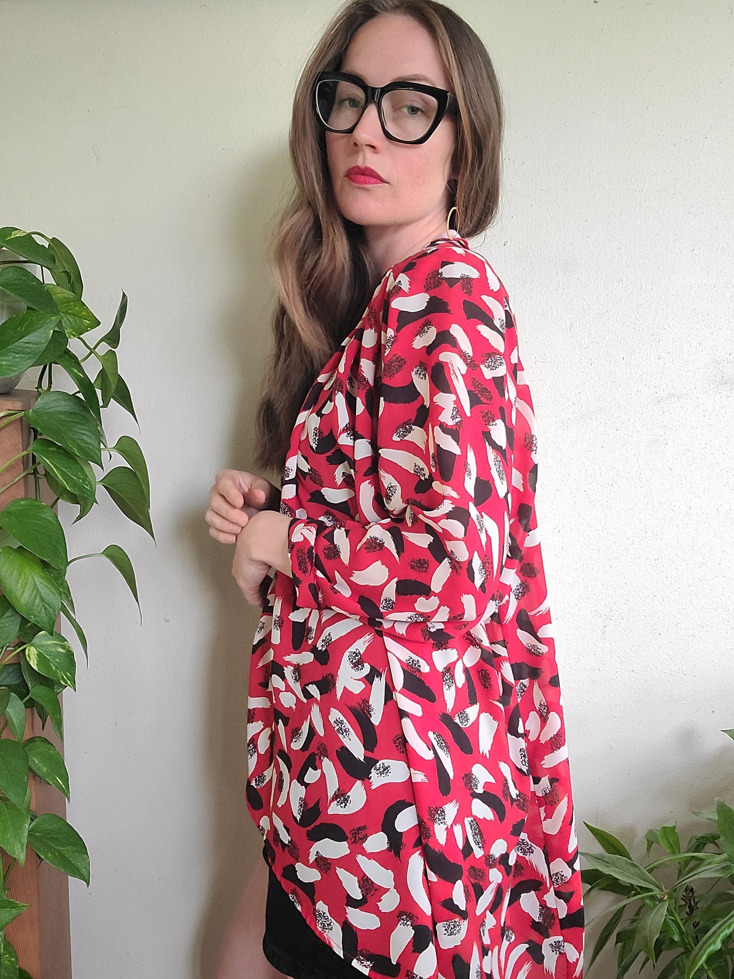 The Marjorie Hamilton Paint Splatter Blouse L