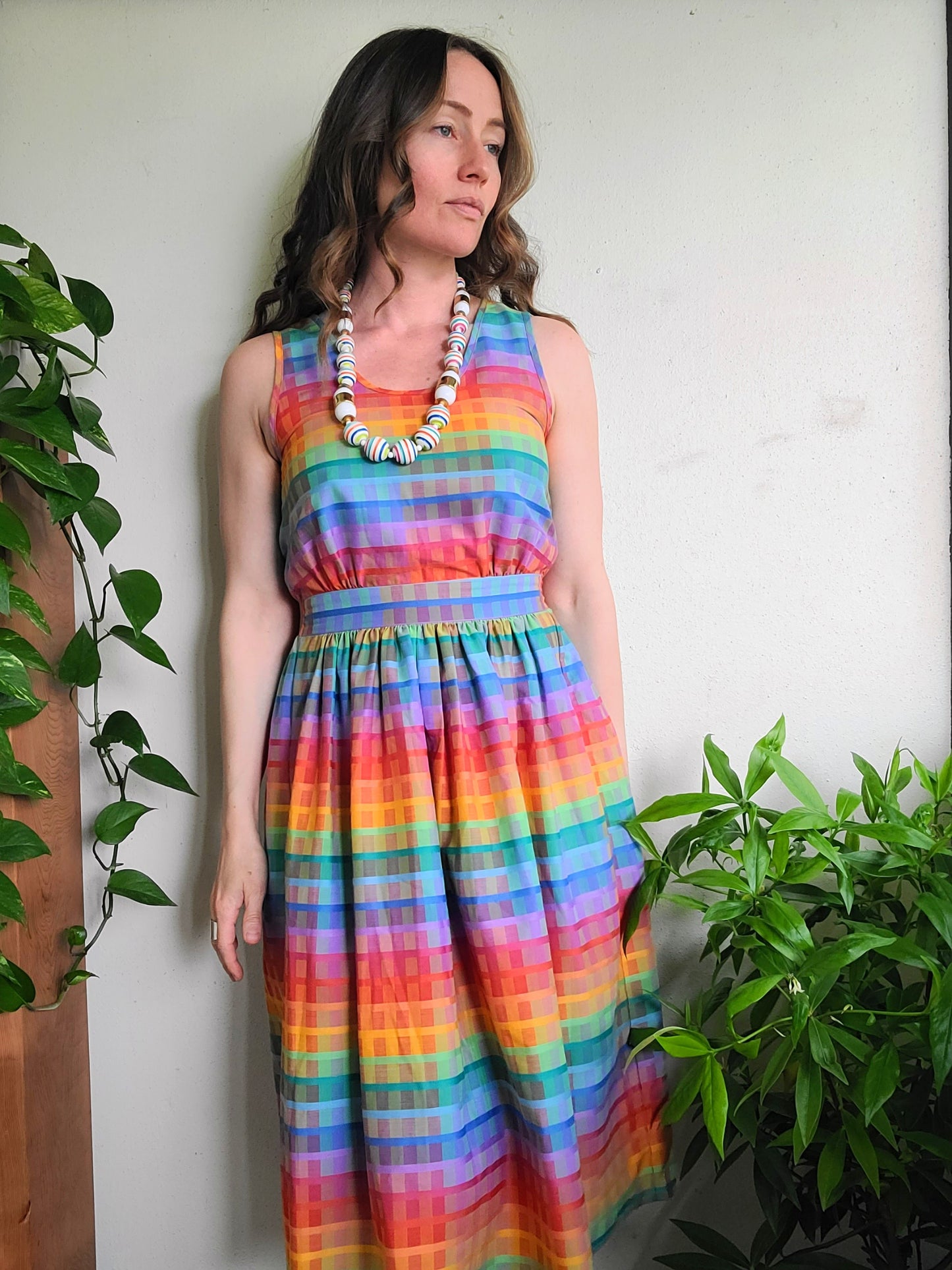 The Marly Rainbow Vintage Dress S