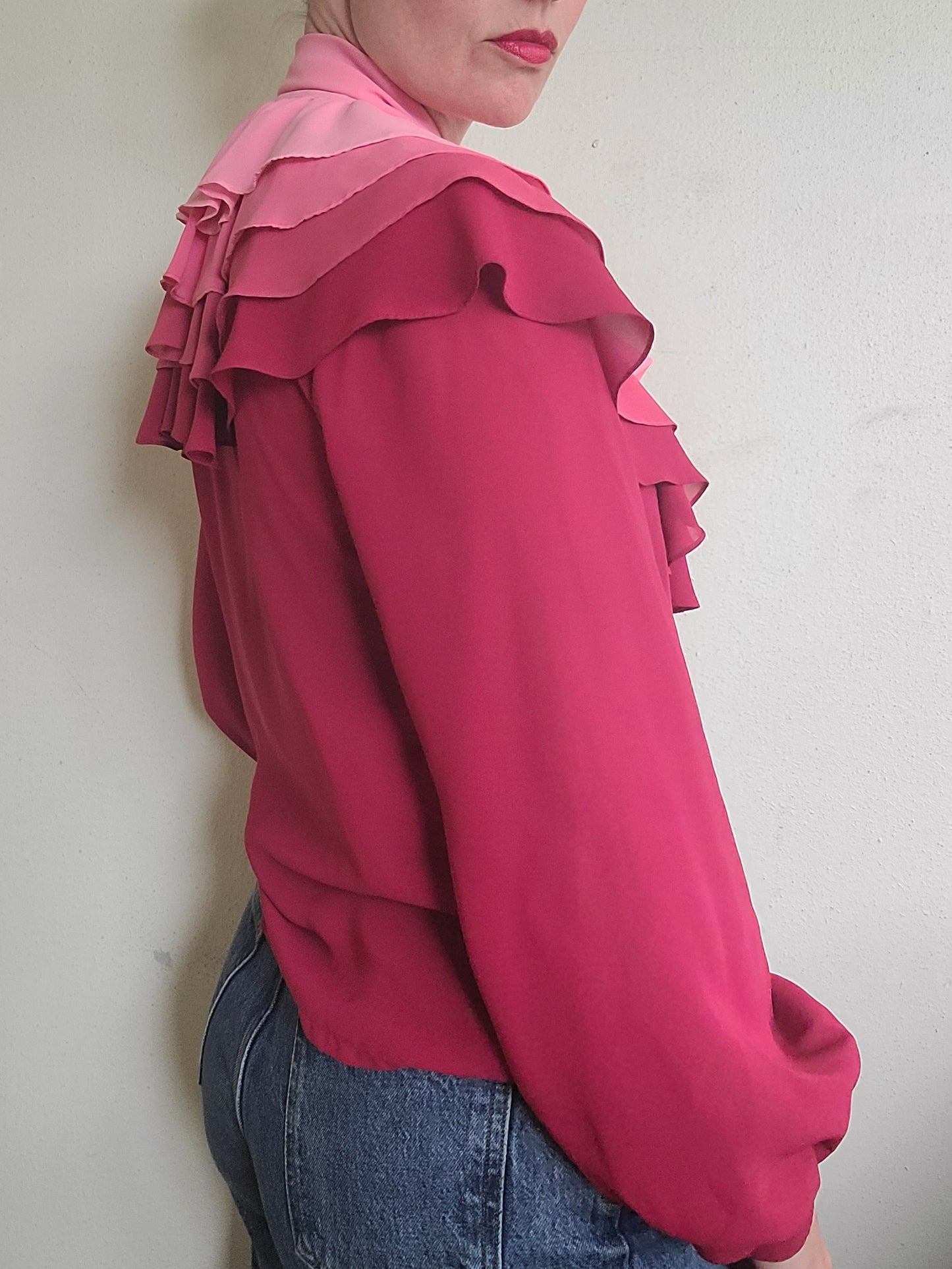 The Sweetheart Vintage Layered Blouse by Wayne Clarke S/M