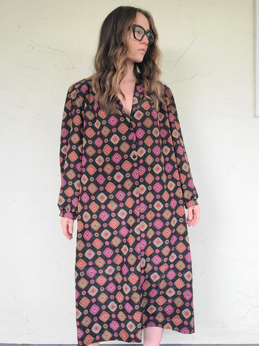 The Marvelous Maria Vintage 1970s Dress 3XL