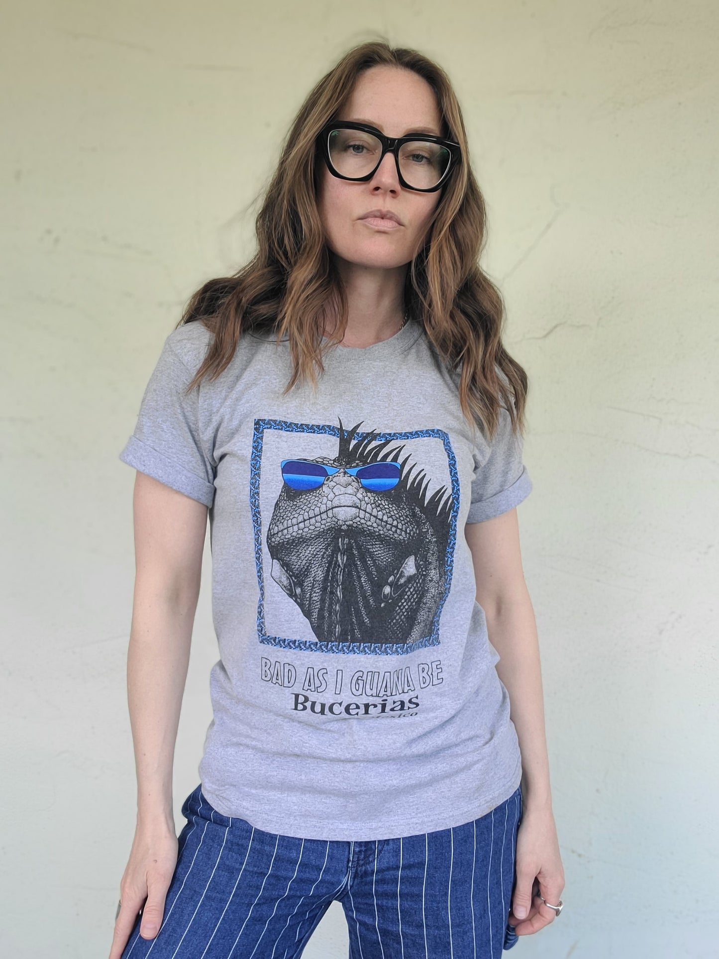 Bad As Iguana Be Novelty T-Shirt S-M