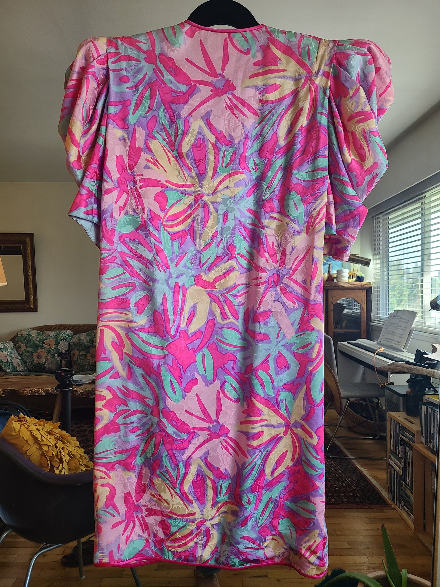 The Flora Kung II New York Vintage 1980s Silk Dress L