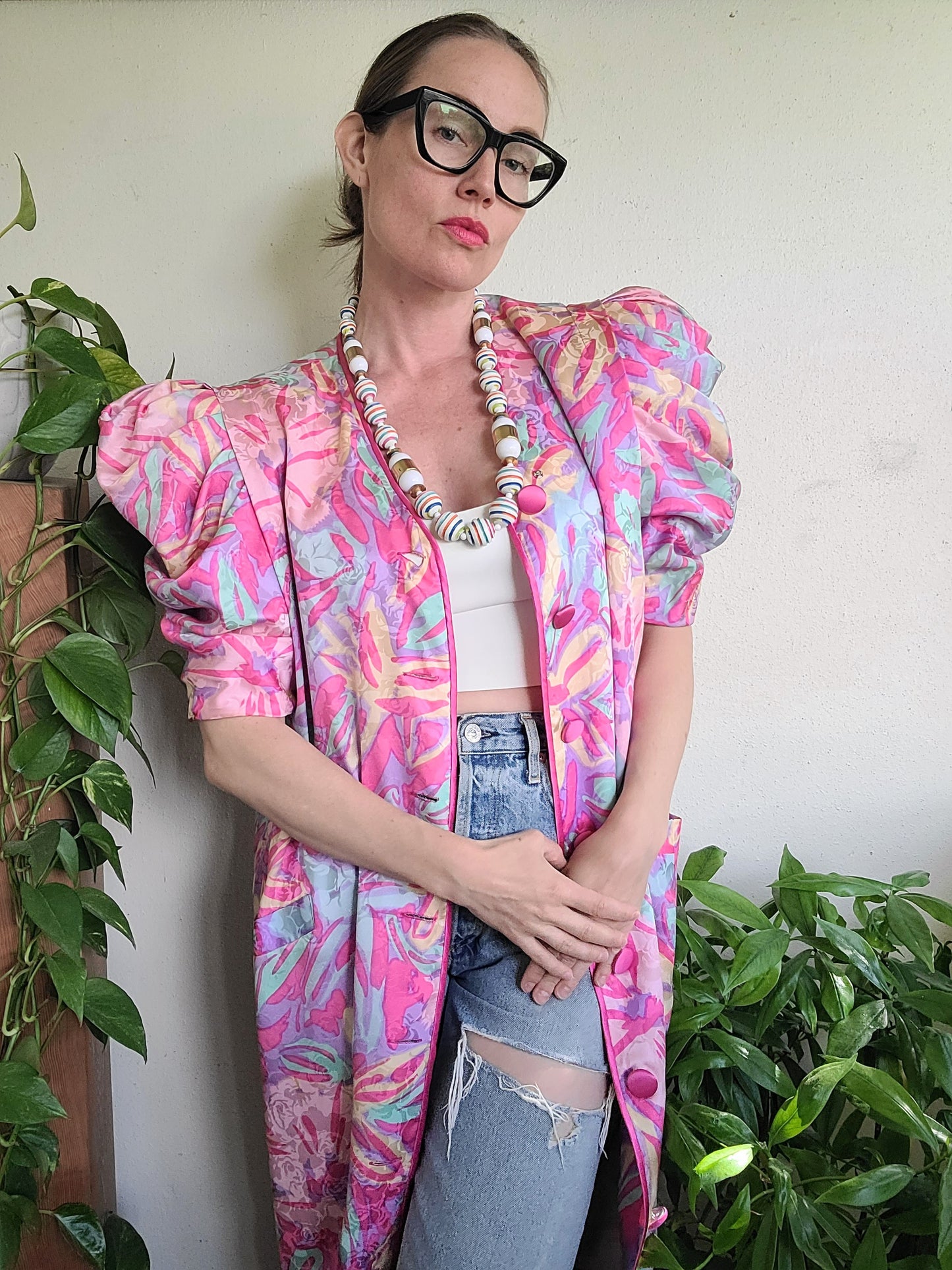 The Flora Kung II New York Vintage 1980s Silk Dress L