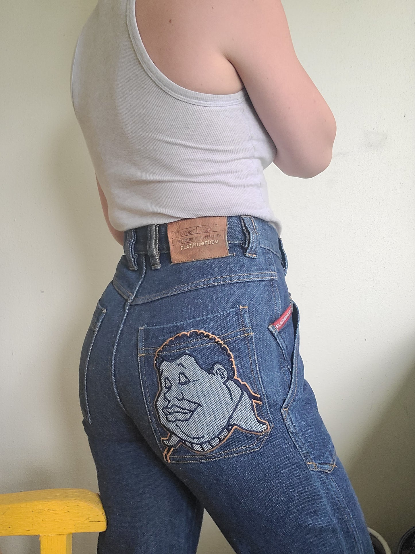 Vintage 90s FUBU Special Edition Fat Albert Jeans 26 x 27