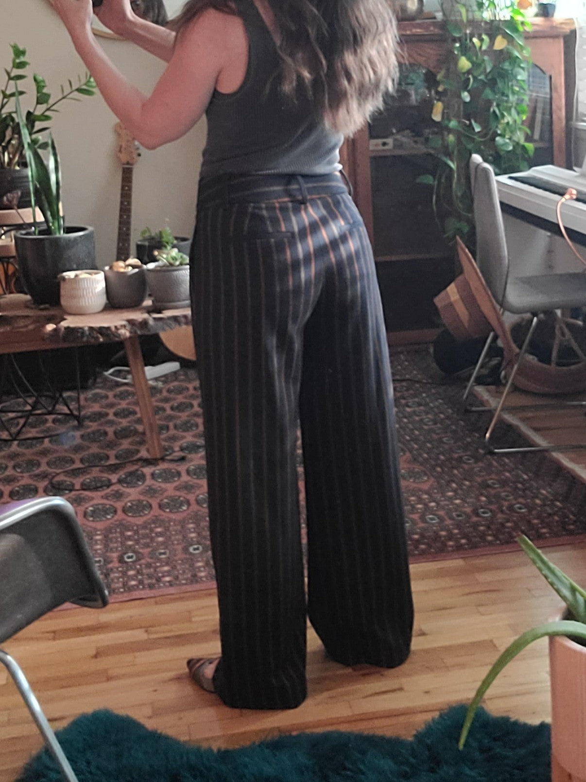 The Oscar Wide Leg Trousers M