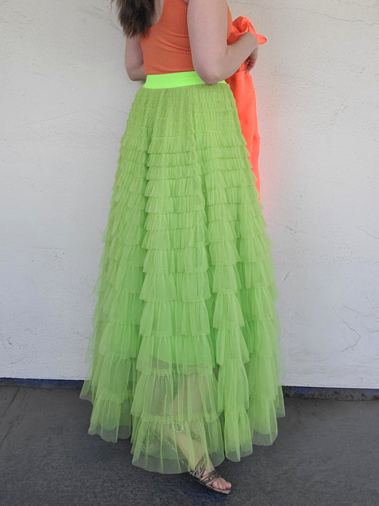 The Radioactive Princess Tiered Tulle Skirt S/M