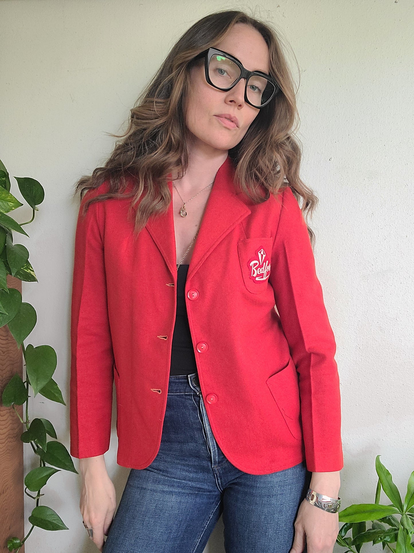 The Melton 1950s Vintage Bedford Boarding School Blazer XS-S