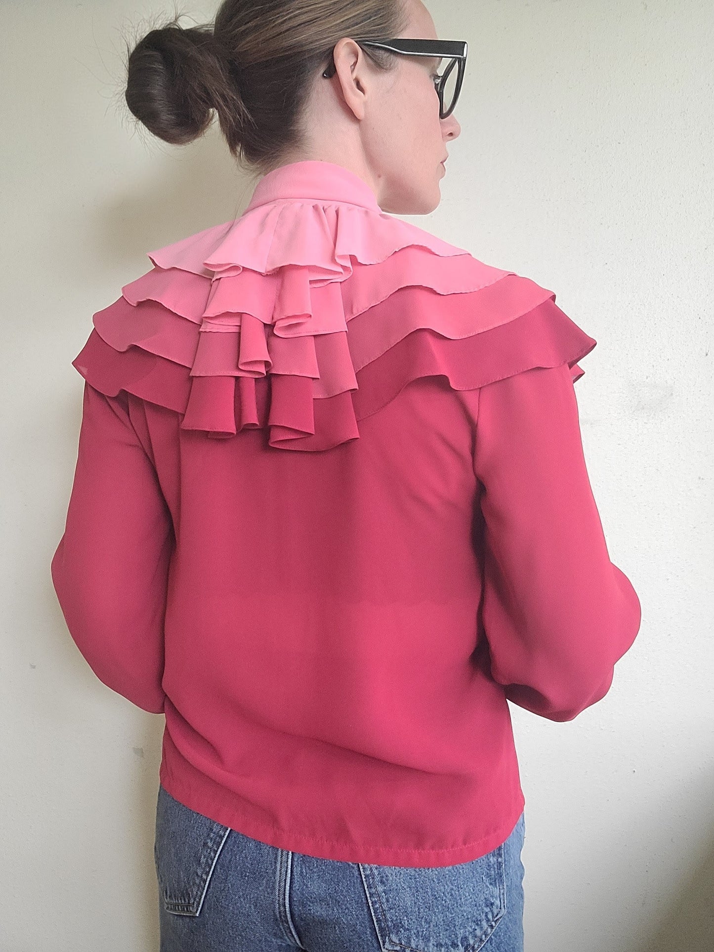 The Sweetheart Vintage Layered Blouse by Wayne Clarke S/M