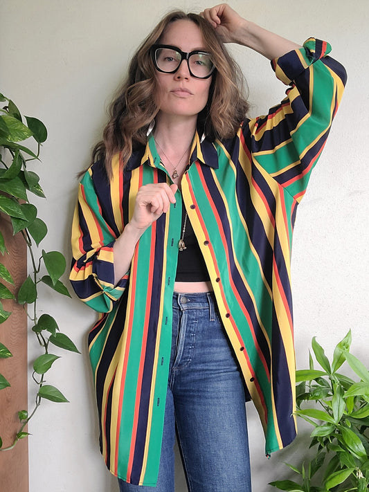 The Steve Vintage 90s Button Down XL