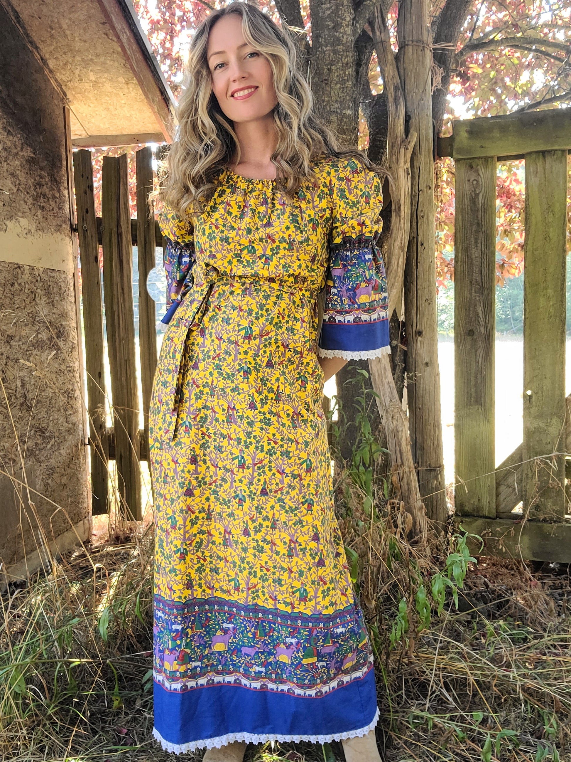 The 1960s Peasant Covered Peasant Dress – GoodLazy The 1960s Peasant Covered Peasant Dress – GoodLazy