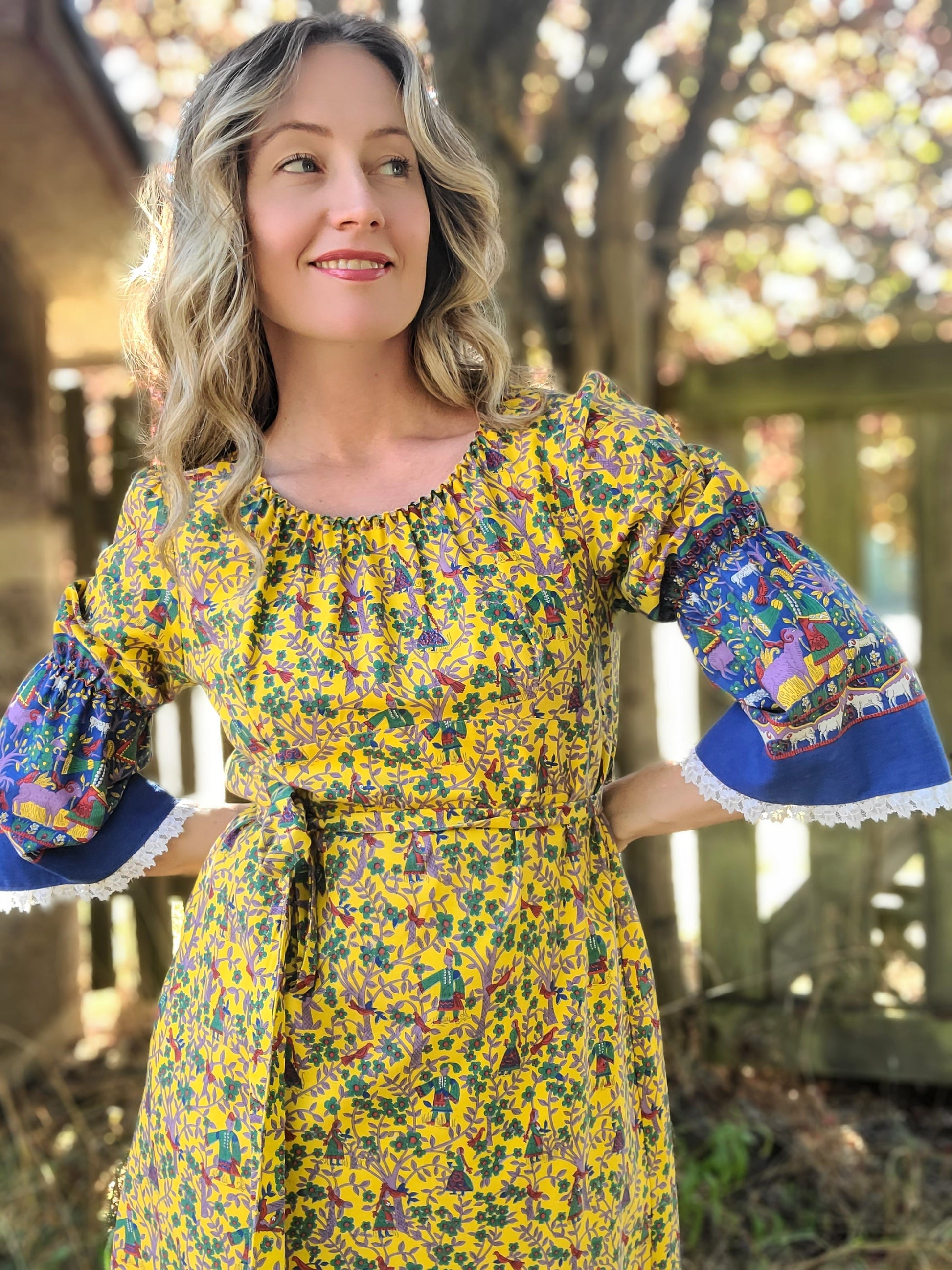 The 1960s Peasant Covered Peasant Dress GoodLazy The 1960s Peasant Covered Peasant Dress GoodLazy