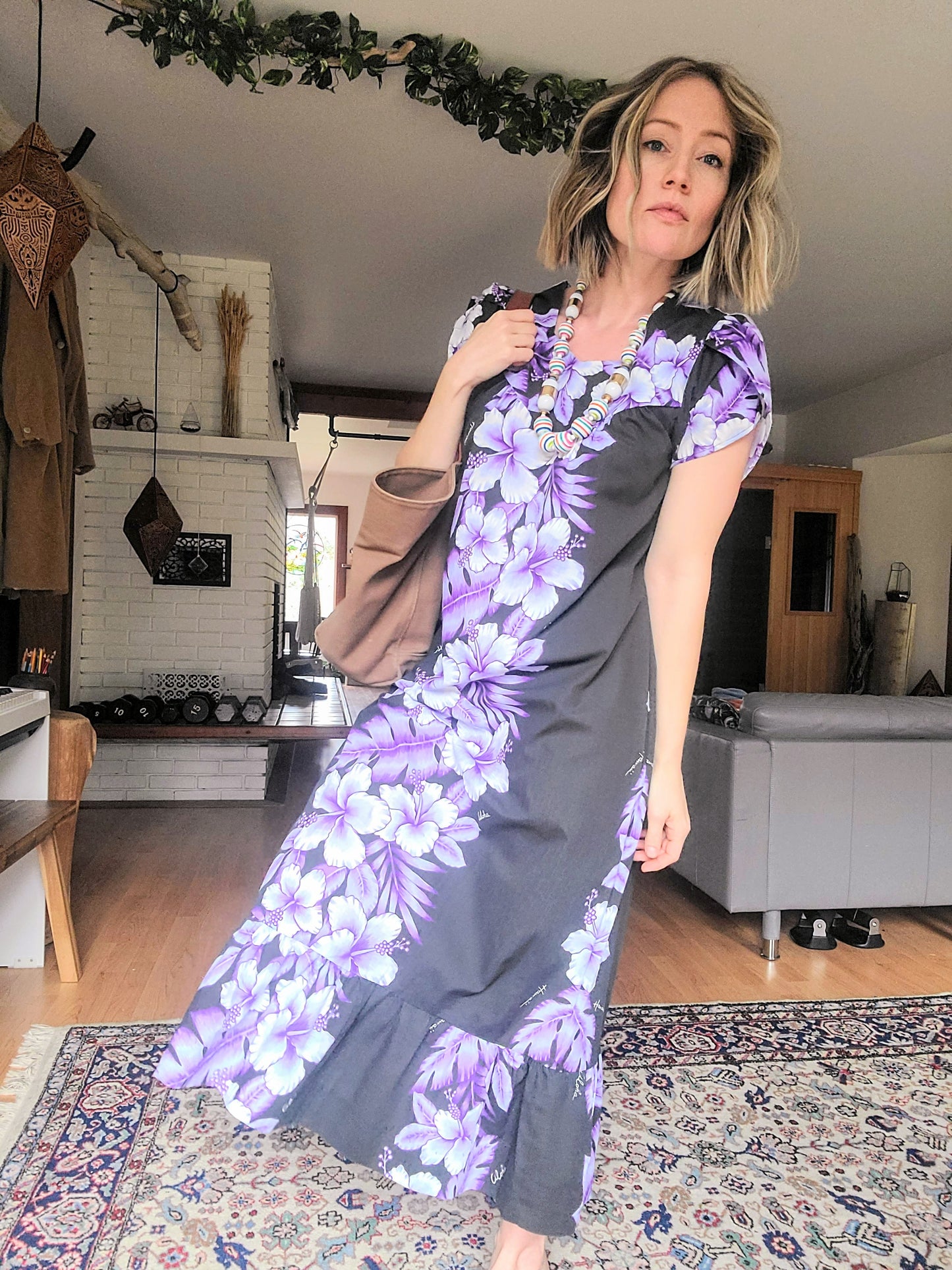 The Purple Hawaiian Summer Dress