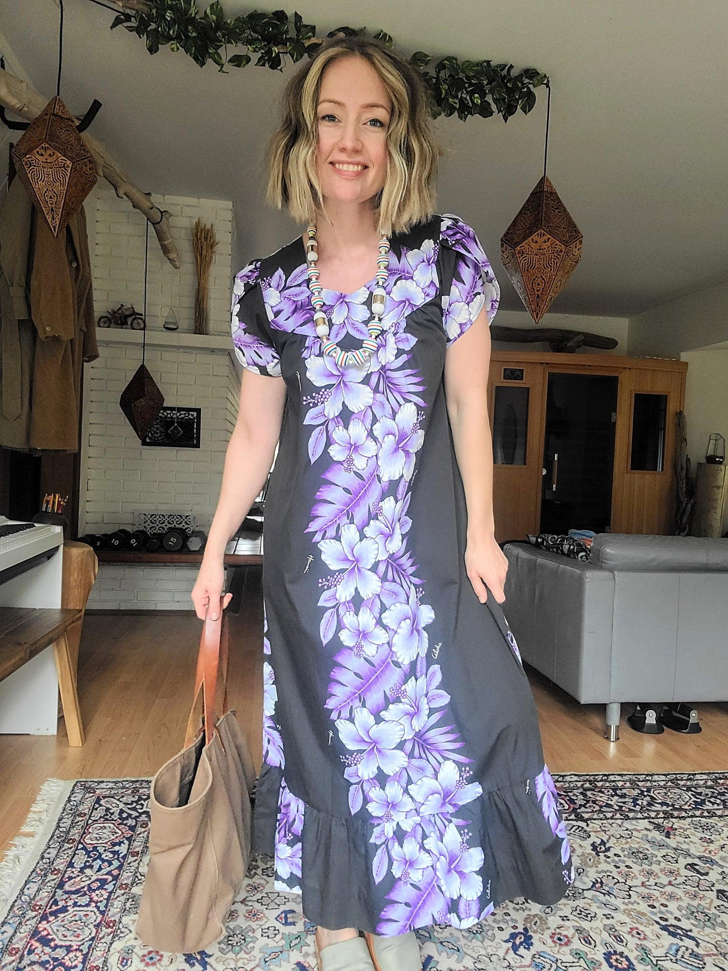The Purple Hawaiian Summer Dress